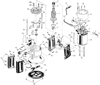 Part Location Diagram of 790898-00 DeWALT Spider